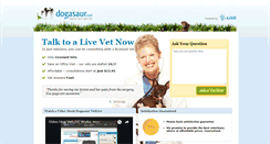 Desktop Screenshot of dogasaur.vetlive.com